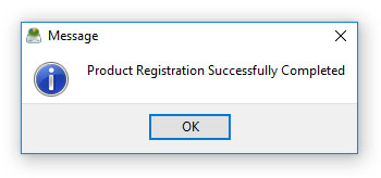 DiskSavvy Server Registration Procedure Completed